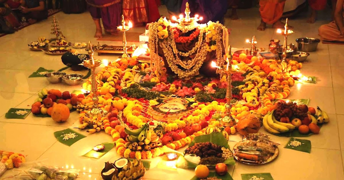 Durga Namaskara Pooja and Deeparadhana rituals