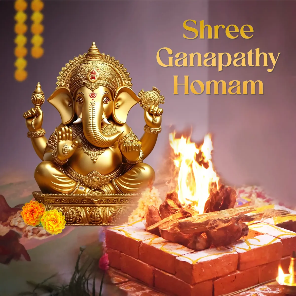 Maha Ganapathi Homa for prosperity, peace and obstacle removal
